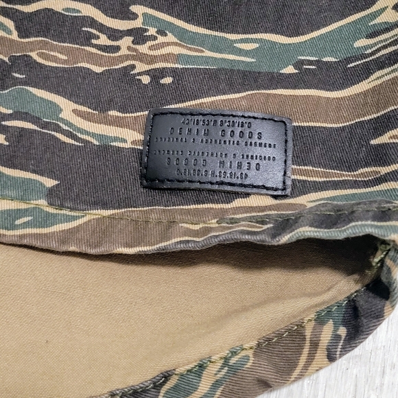 ZARA MAN Camo Denim Full Zip or Button Up Shirt Jacket Long Sleeve Men's S - Picture 5 of 15